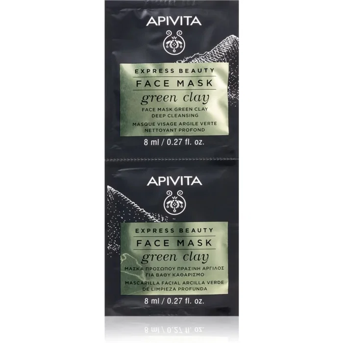 Apivita Ensemble Green Clay Nettoyage et purification, 2 pcs, 8 ml Apivita Ensemble Green Clay Nettoyage et purification, 2 pcs, 8 ml